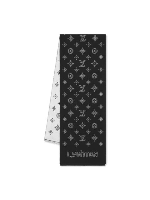 Louis Vuitton Monogram Blast Scarf