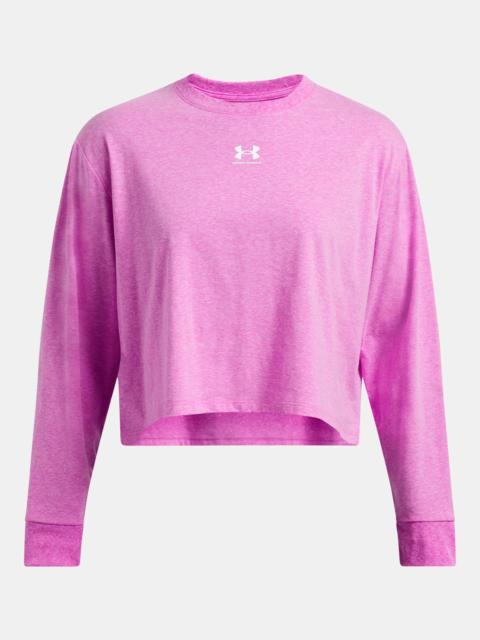 Women's UA Rival Boxy Long Sleeve