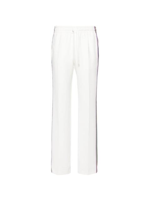 Zadig & Voltaire Pomy stripe-detail crepe trousers