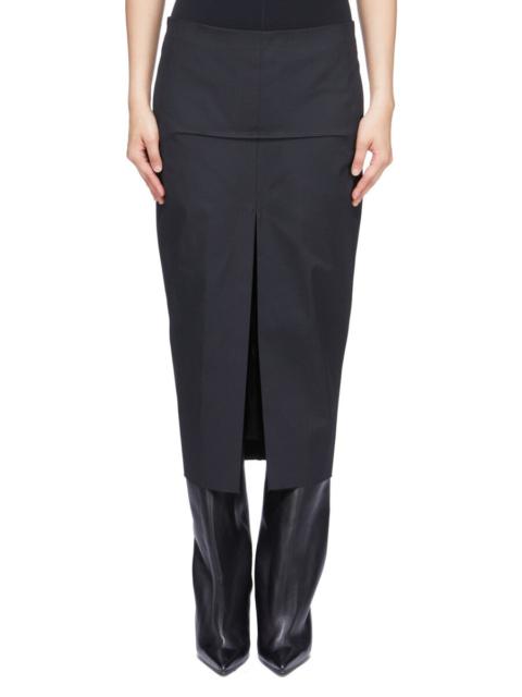 Rick Owens CALF SLICED SKIRT