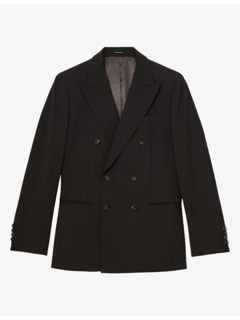 REISS Dream Tailored Wool-Blend Double-Breasted Blazer