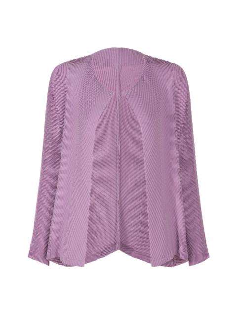 ISSEY MIYAKE ORBICULAR PLEATS CARDIGAN