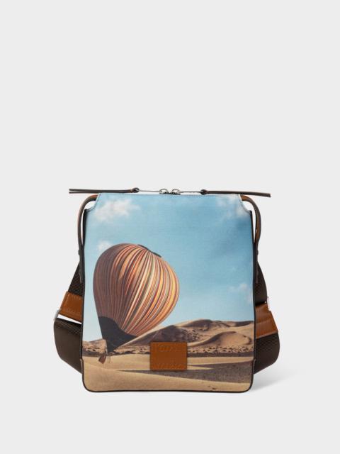 Paul Smith 'Signature Stripe Balloon' Print Flight Bag
