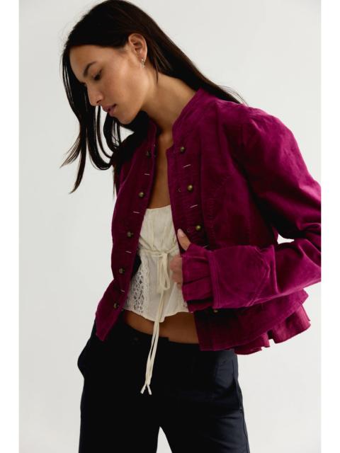 FREE PEOPLE Cloud Nine Ruffle Band Jacket