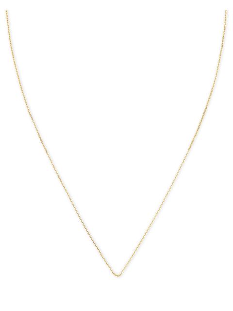 KENDRA SCOTT 15" Thin Chain Necklace in 14k Yellow Gold