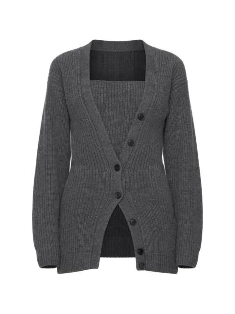 Alexander Wang button square-neck cardigan