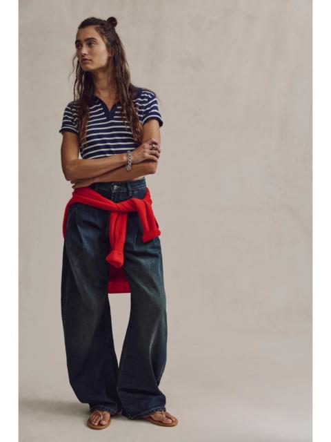 FREE PEOPLE We The Free Golden Hour Trouser Jeans