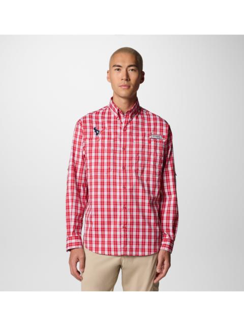 Columbia Men's PFG Super Tamiami Long Sleeve Shirt - Houston Texans