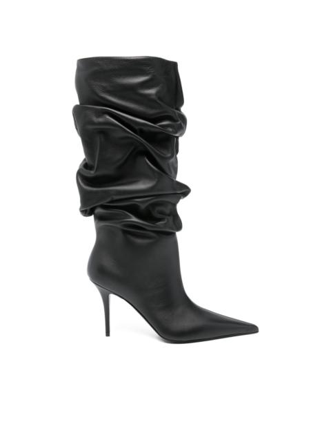 Amina Muaddi Anok heeled ankle boots
