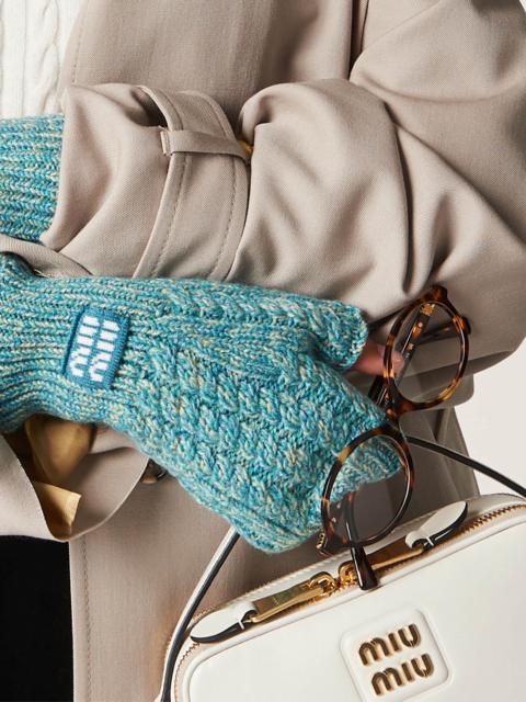 Miu Miu Wool and cashmere gloves