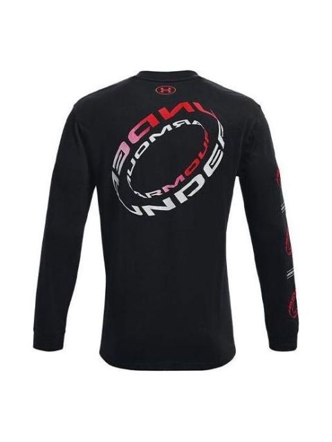 Under Armour Under Armour Branded Spiral Heavyweight Long Sleeve T-shirt 'Black' 1366473-001