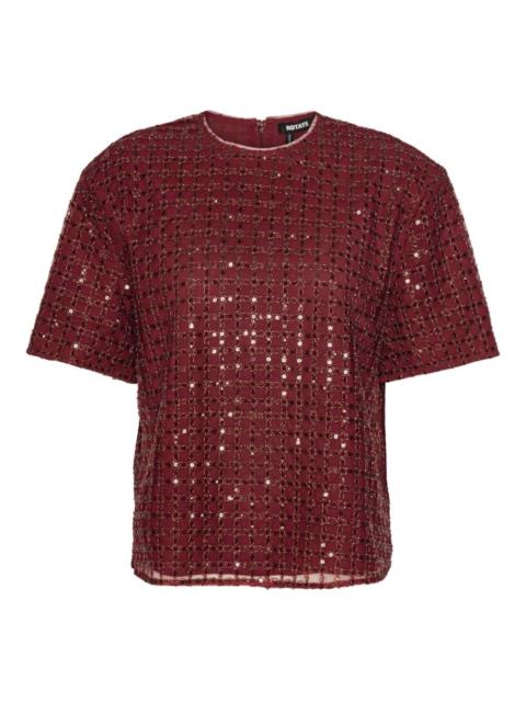 ROTATE sequin-embellished top