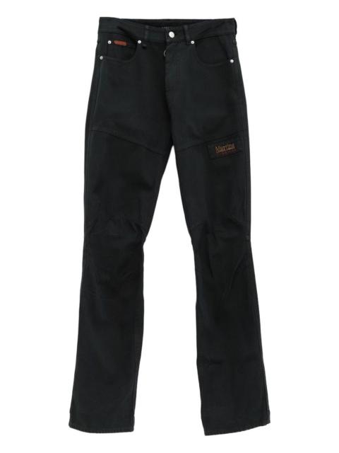 Martine Rose logo-appliqué jeans