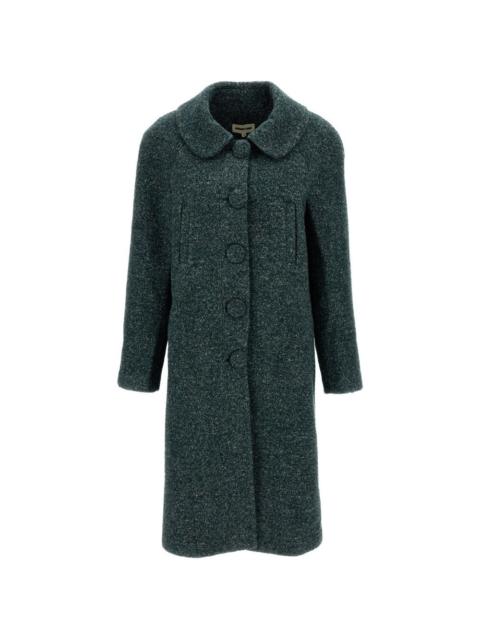 SHUSHU/TONG bouclé single-breasted coat