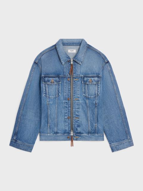 CELINE trucker jacket IN cotton denim
