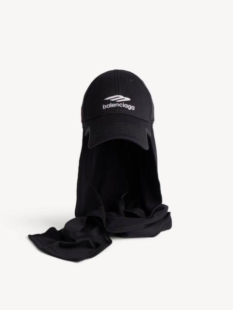 BALENCIAGA Men's Hybrid Cap in Black