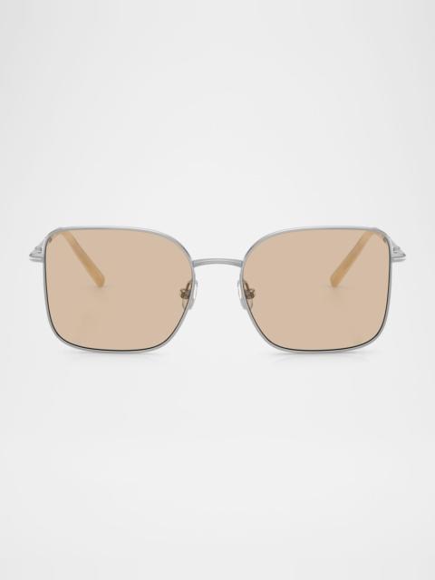 Brunello Cucinelli BC1005T Rectangular Titanium Sunglasses