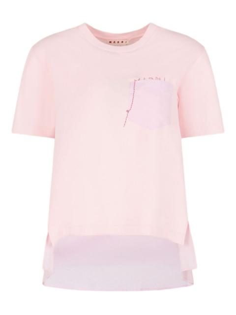 Marni logo-embroidered cotton T-shirt