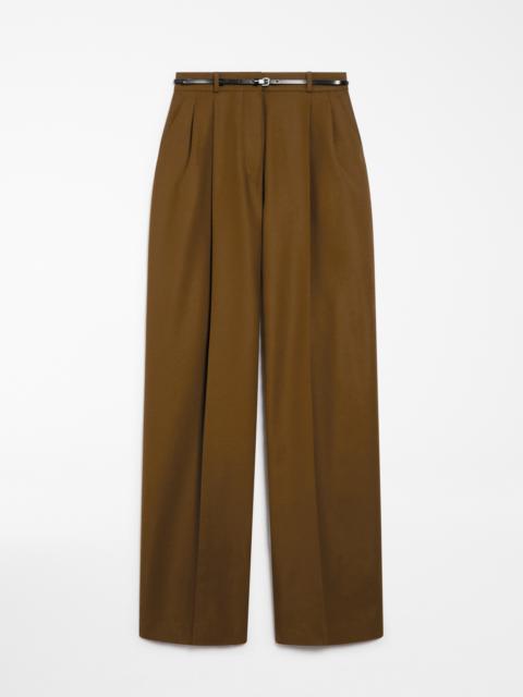 KIENS12 Oversized stretch wool trousers