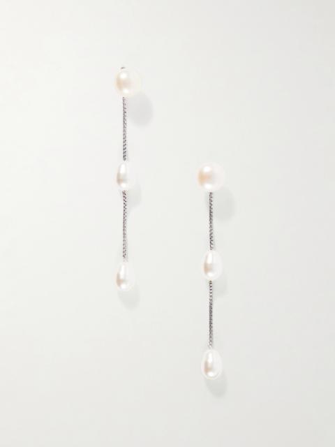 Sophie Buhai Sterling Silver And Pearl Earrings