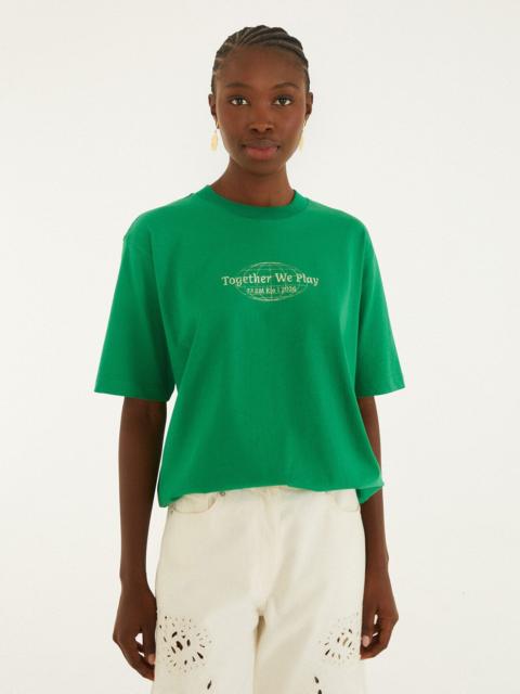 FARM RIO Green Together We Play Short Sleeve T-Shirt