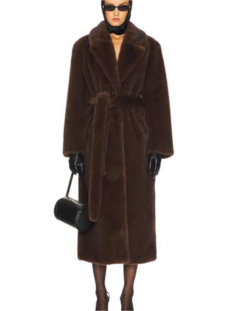 LAMARQUE Darelle Darelle Faux Fur Maxi Coat