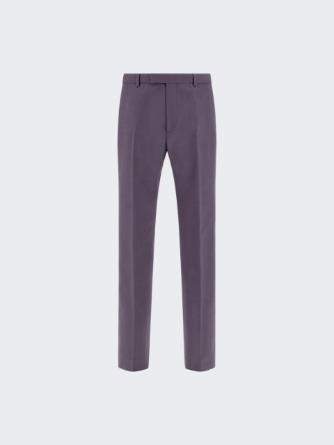GUCCI Pant With Split On Back & Embroidered On Back Wisteria
