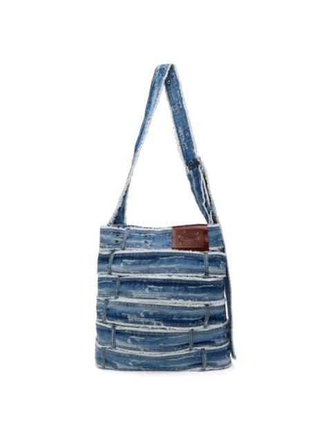 Andersson Bell Blue Belt Big Denim Messenger Bag