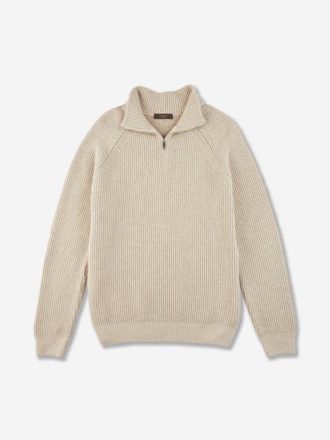 SLOWEAR Slim fit cashmere high neck jumper