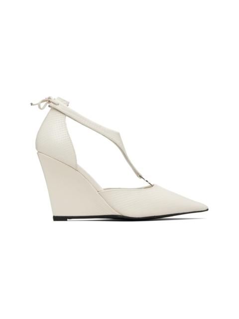 COPERNI White Wedge Stiletto Heels