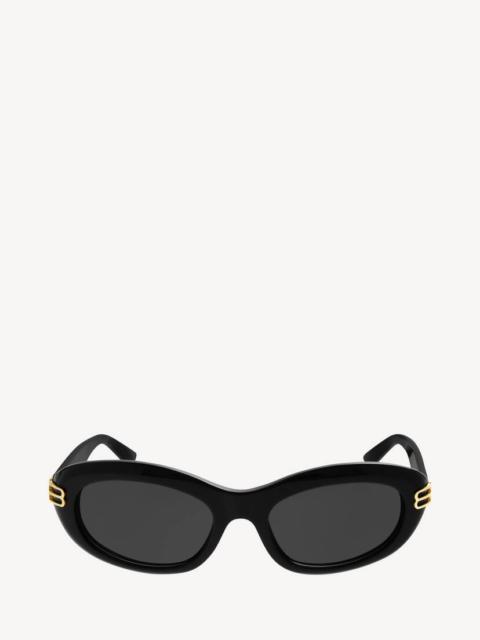BALENCIAGA Women's Casino Round Sunglasses in Black