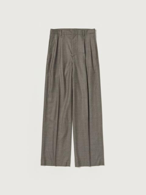 AURALEE SUPER LIGHT WOOL TWO-TUCK SLACKS