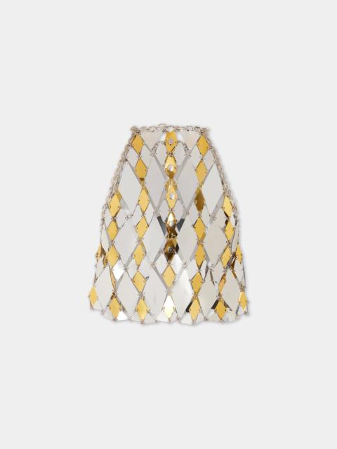 rabanne SPARKLE DISCS RHOMBIC CROP TOP