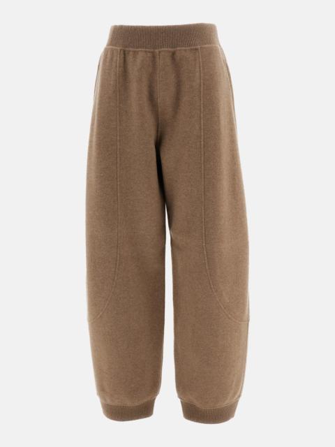 Max Mara JOGGER PANTS IN WOOL AND CASHMERE JERSEY