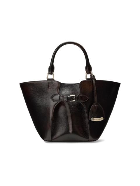Ralph Lauren Women's The Ralph Mini Belted Leather Tote Bag - Vintage Brown