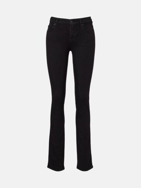 7 For All Mankind Kimmie Straight mid-rise slim jeans