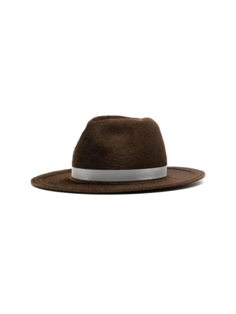 UNDERCOVER band-detail fedora hat