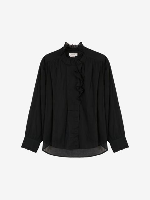 PAMIAS RUFFLE BLOUSE