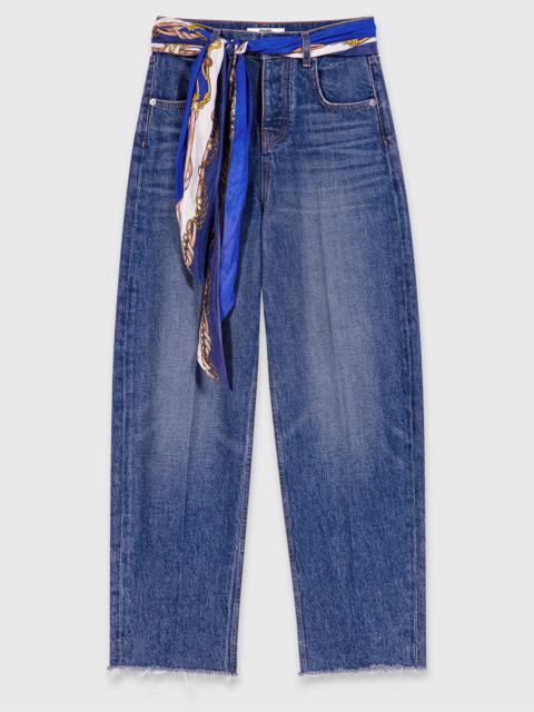 maje Carrot jeans with twilly