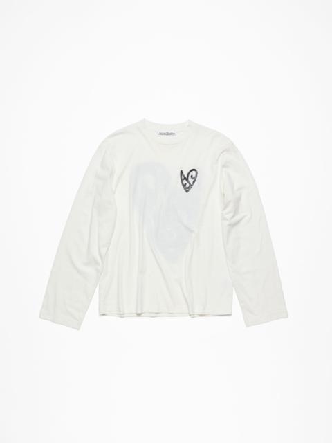 Acne Studios Logo t-shirt - Relaxed fit - Optic White