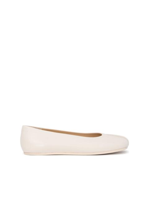MM6 Maison Margiela Stitch-out leather ballerinas