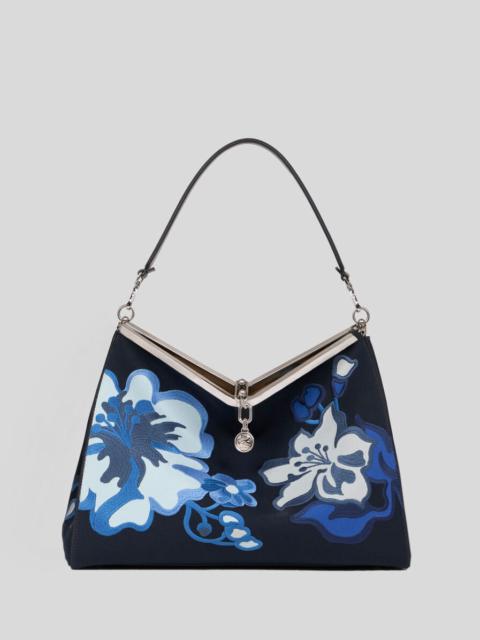Etro LARGE VELA BAG WITH FLORAL MOTIF