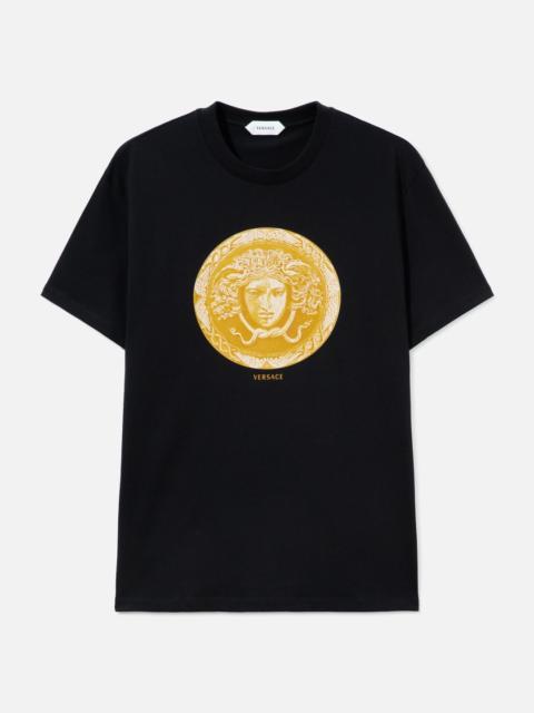 VERSACE PRINTED COTTON-JERSEY SLIM T-SHIRT