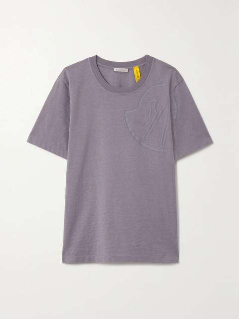 Moncler + 1017 ALYX 9SM printed cotton-jersey T-shirt Lavender