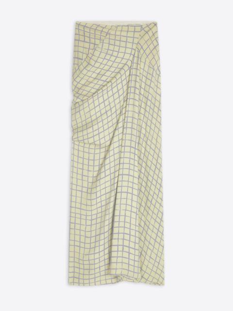 Dries Van Noten LONG DRAPED SKIRT