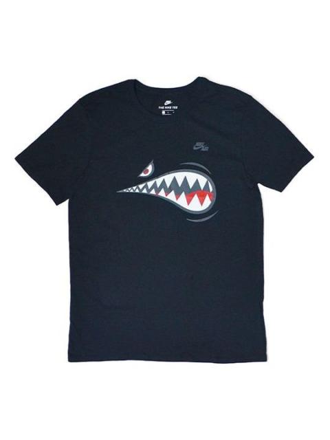 Nike Nike AF1 Quick Dry Sports Shark Short Sleeve Black AQ5525-010