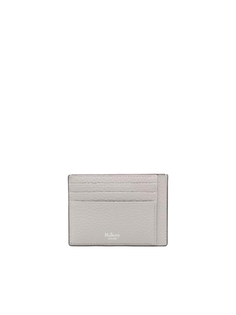 Mulberry grained-texture leather card holder