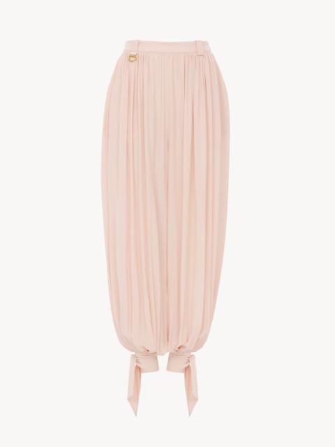 Chloé FLUID CROPPED PANTS IN SILK