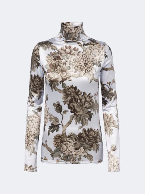 Acne Studios Floral turtleneck top