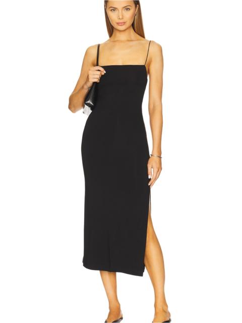 Enza Costa Strappy Side Slit Dress